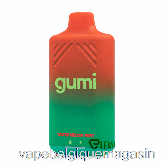 Vape Juice Gumi Bar 8000 Pastèque Jetable Menthe